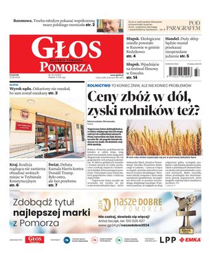 Głos Dziennik Pomorza Głos Pomorza 213/2024