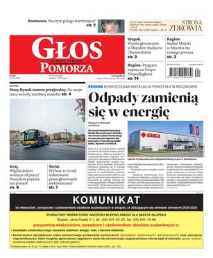 Głos Dziennik Pomorza Głos Pomorza 254/2024