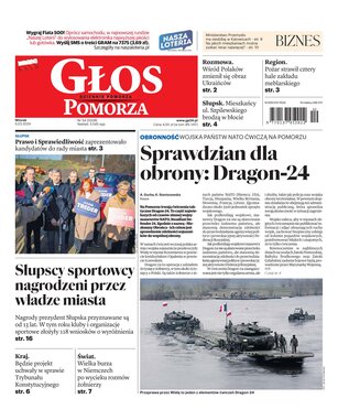 Głos Dziennik Pomorza Głos Pomorza 54/2024