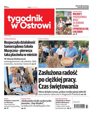 Tygodnik Ostrołęcki Tygodnik w Ostrowi 37/2024