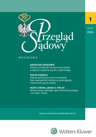Przegląd Sądowy 1/2024