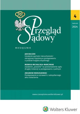 Przegląd Sądowy 4/2024