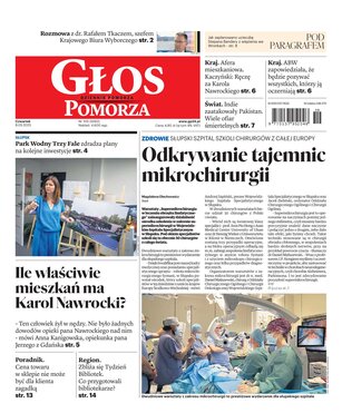 Głos Dziennik Pomorza Głos Pomorza 105/2025