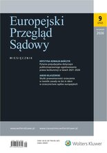 Europejski Przegląd Sądowy 9/2026