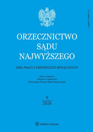 Orzecznictwo Sądu Najwyższego. Izba Pracy 9/2026
