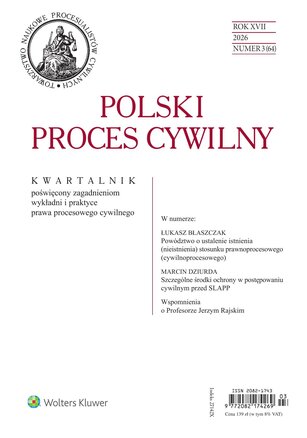 Polski Proces Cywilny 3/2026